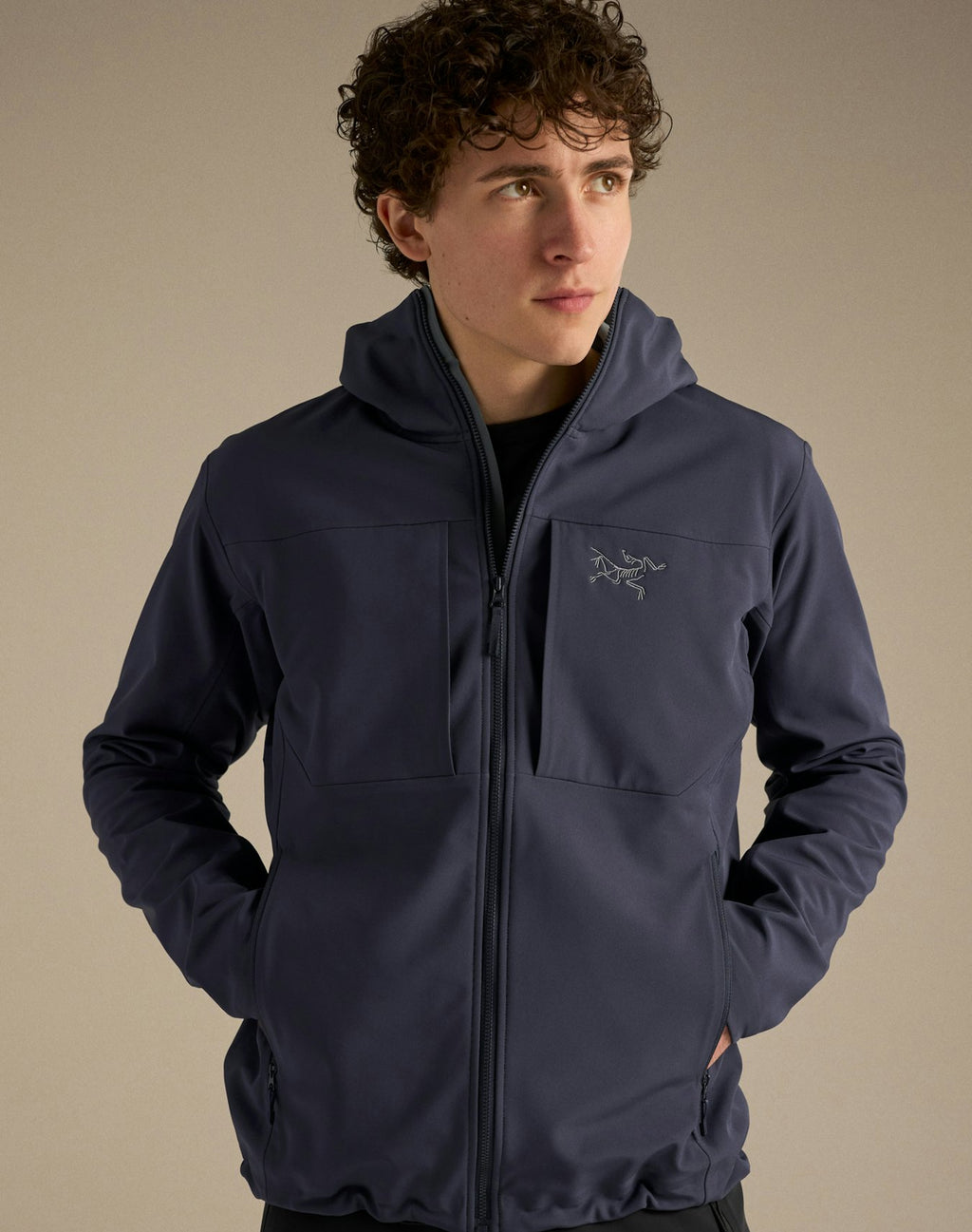 Arc'teryx Gamma MX Men's Hooded Softshell Jacket - Black Sapphire