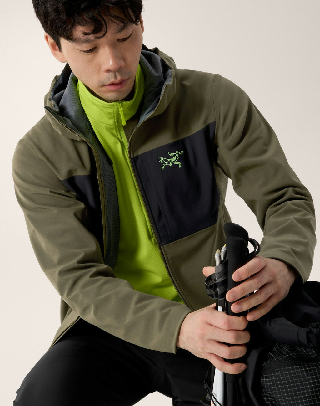 Arc'teryx Gamma MX Hoody Men Softshell Windproof Hiking Jacket
