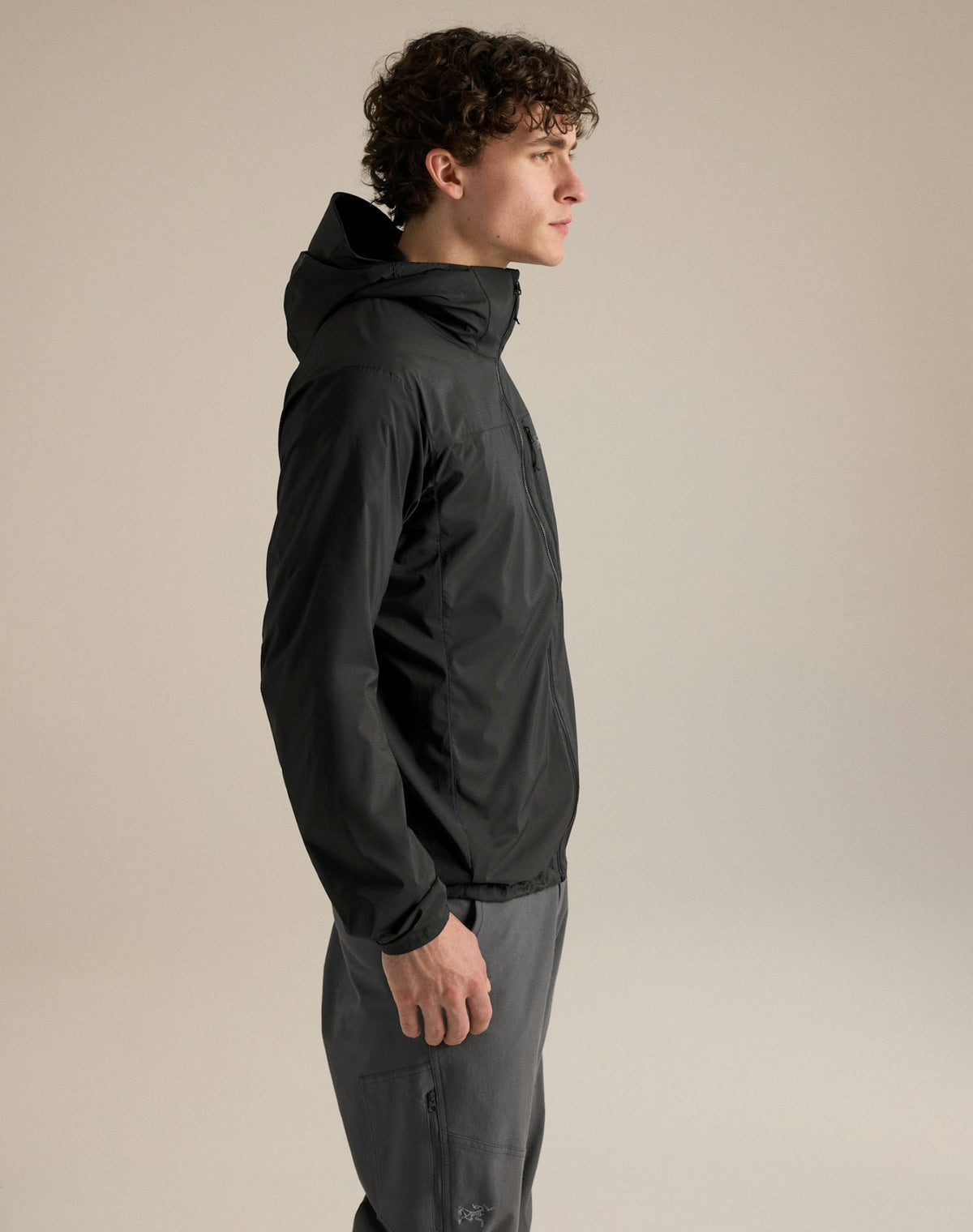Arc'teryx Men's Squamish Hoody Windshell Jacket Black