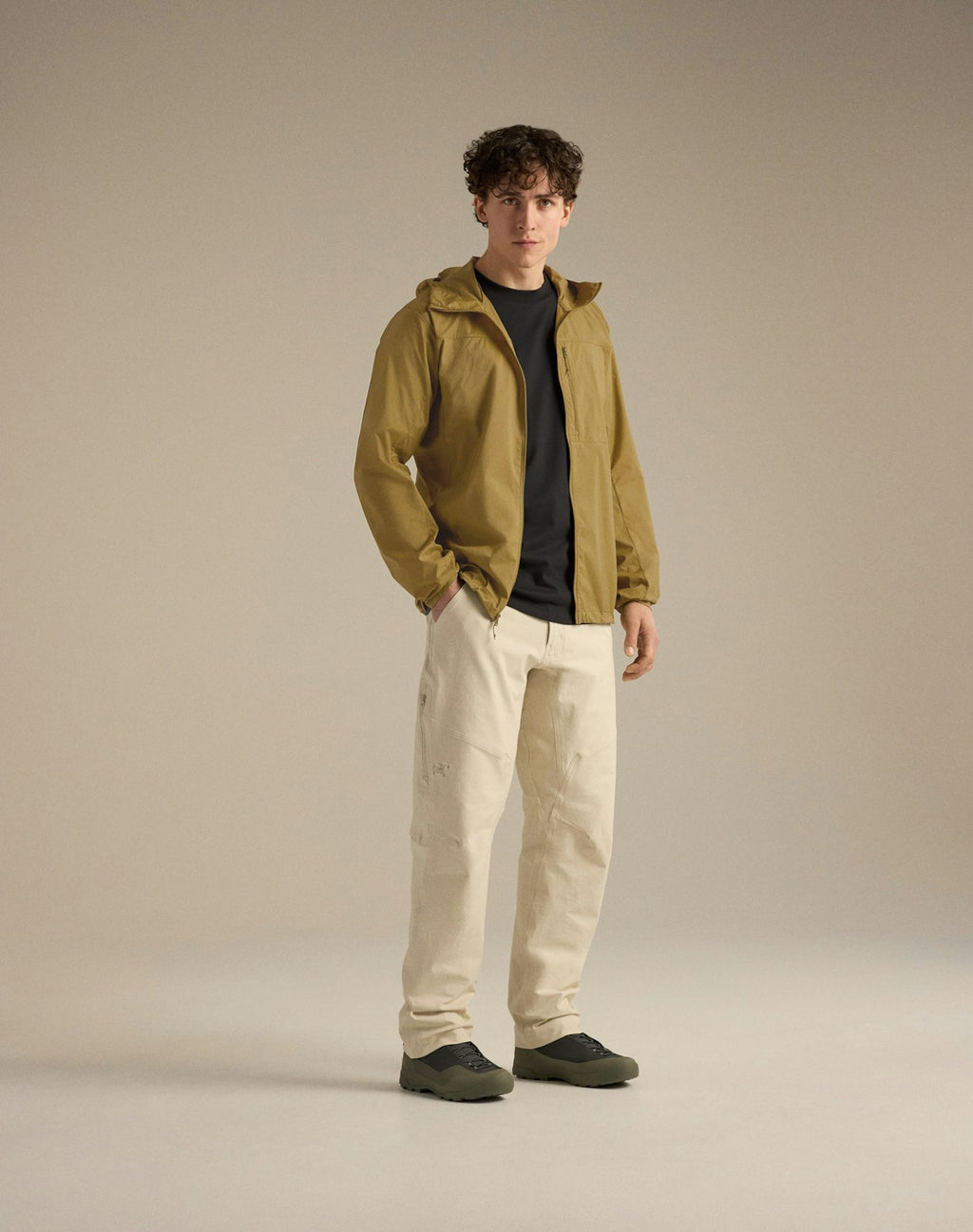 Arc'teryx Squamish Men's Windshell Hoody - Canvas