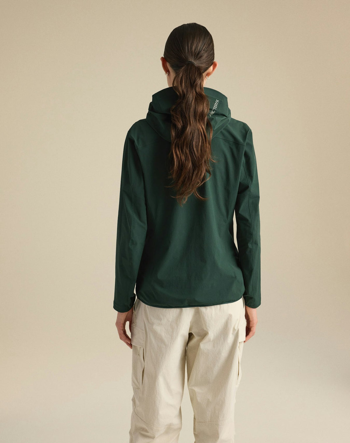 Arc'teryx Gamma Lightweight Hoody Women's Dark Green Softshell Windproof Outdoor Jacket