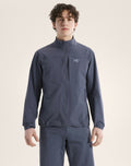 Arc'teryx Gamma Lightweight Jacket Men's Black Sapphire Softshell Windproof Outdoor Coat