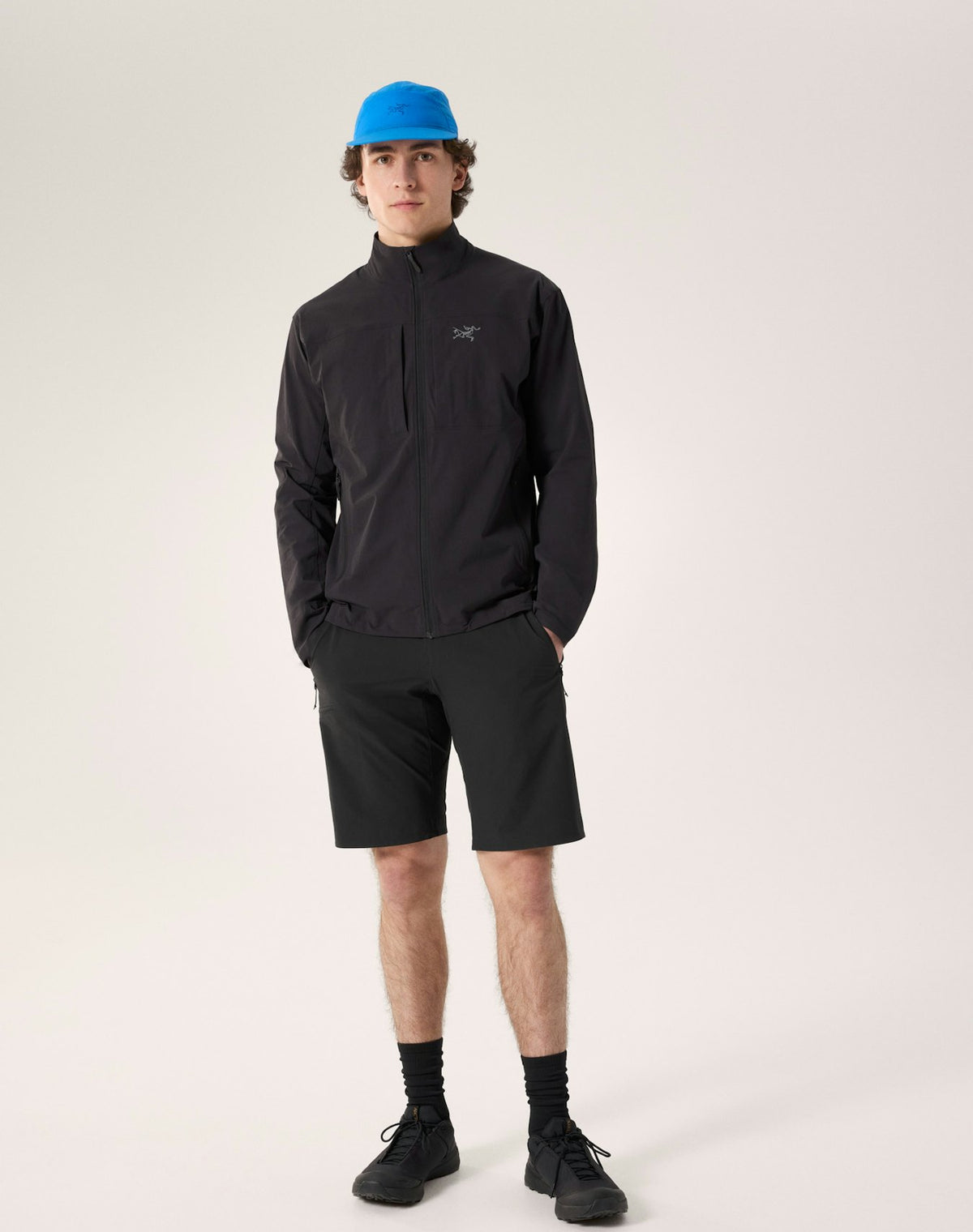 Arc'teryx Gamma Lightweight Jacket Men's Black Softshell Windproof Outdoor Coat