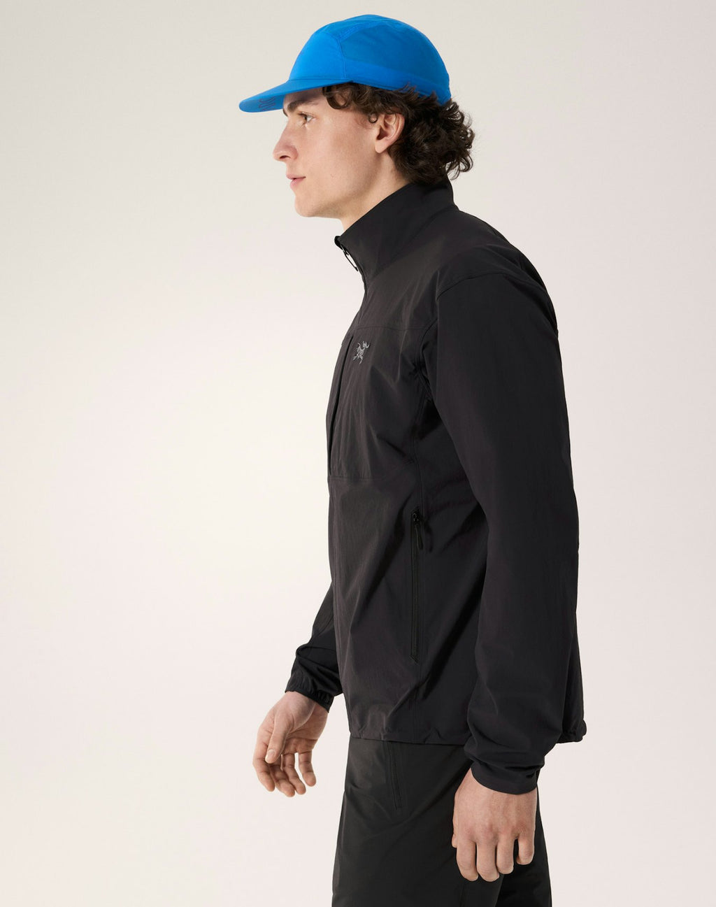 Arc'teryx Gamma Lightweight Jacket Men's Black Softshell Windproof Outdoor Coat
