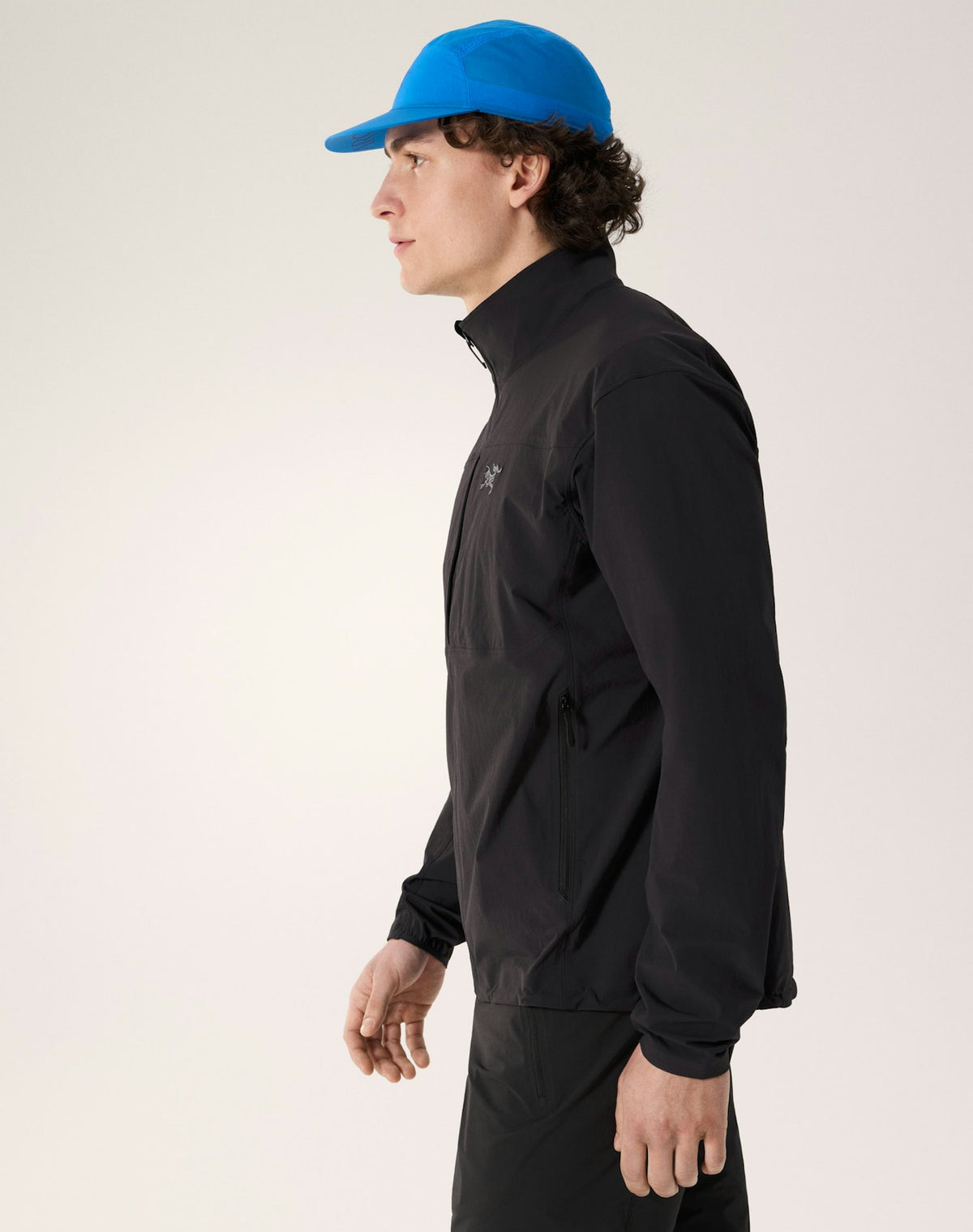 Arc'teryx Gamma Lightweight Jacket Men's Black Softshell Windproof Outdoor Coat