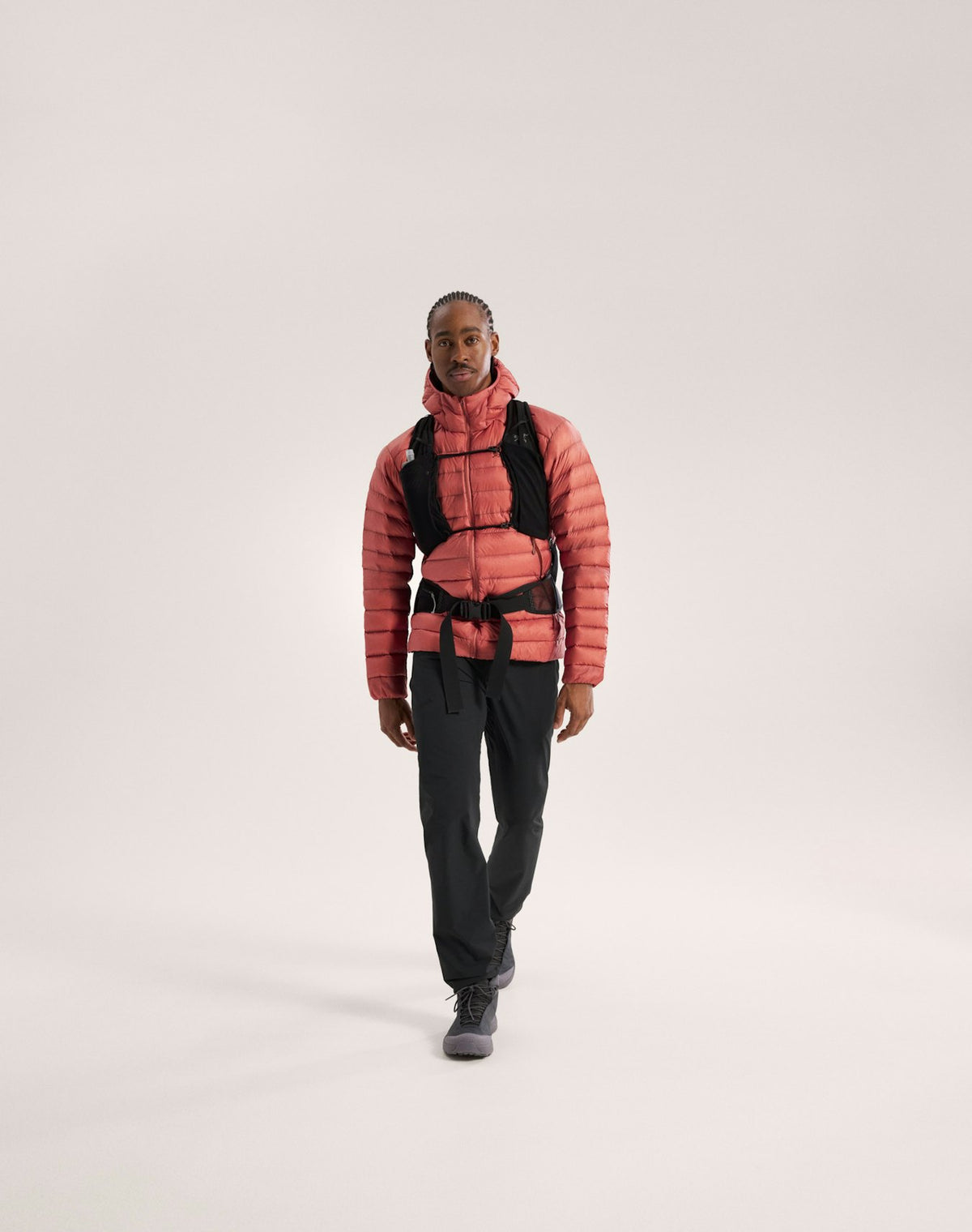 Arc'teryx Cerium Hoody Men's Down Jacket "Stone Red" 850 Fill Power Warm Outdoor Winter Coat