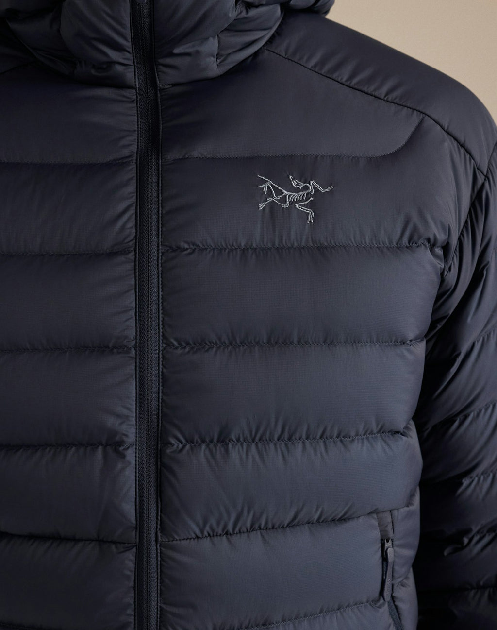 Arc'teryx Cerium Hoody Men's Down Jacket "Black Sapphire" 850 Fill Power Warm Outdoor Winter Coat