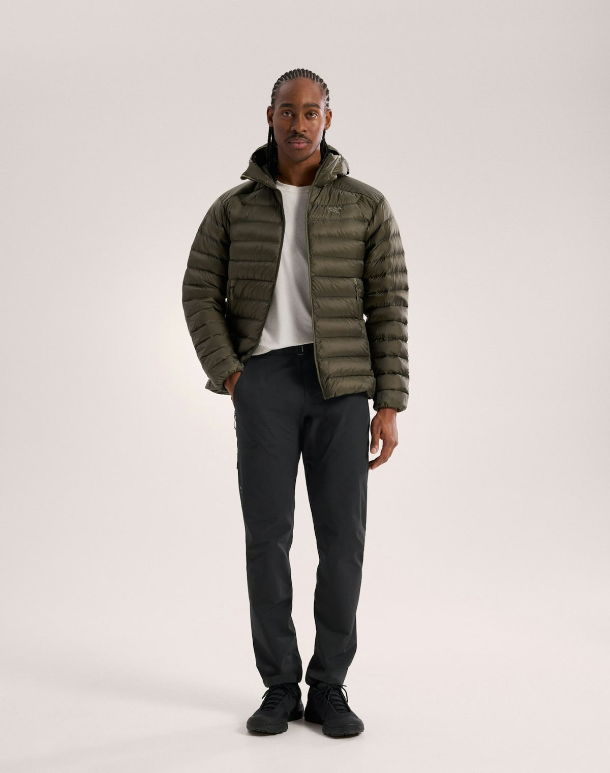 Arc'teryx Cerium Hoody Men's Down Jacket "Tundra" 850 Fill Power Warm Outdoor Winter Coat