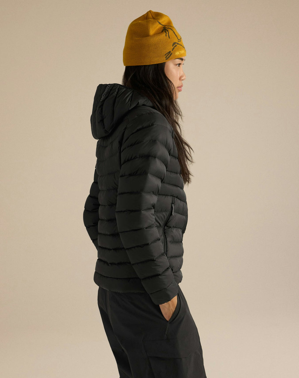 Arc'teryx Cerium Hoody Women's Black Down Jacket 850 Fill Power Warm Winter Outdoor Coat