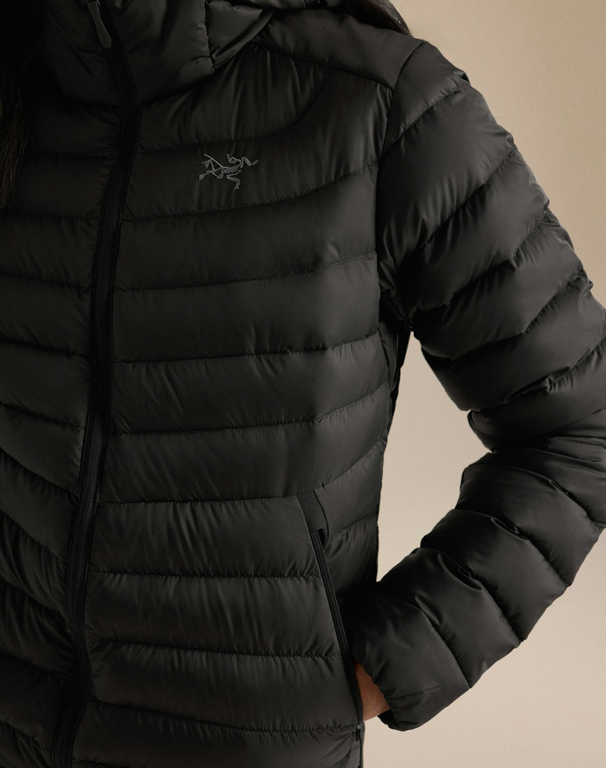 Arc'teryx Cerium Hoody Women's Black Down Jacket 850 Fill Power Warm Winter Outdoor Coat