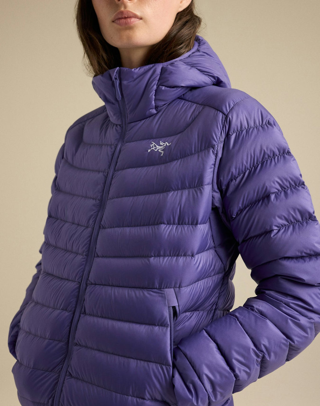 Arc'teryx Cerium Hoody Women's Purple Down Jacket 850 Fill Power Warm Winter Outdoor Coat