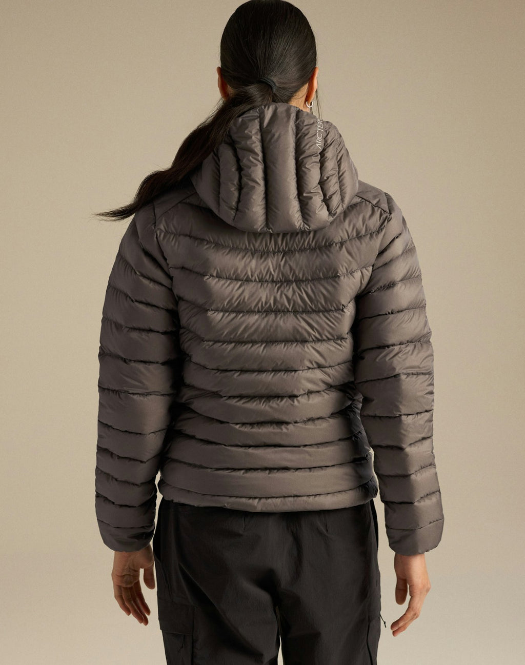 Arc'teryx Cerium Hoody Women's Smoke Grey Down Jacket 850 Fill Power Winter Outdoor Coat