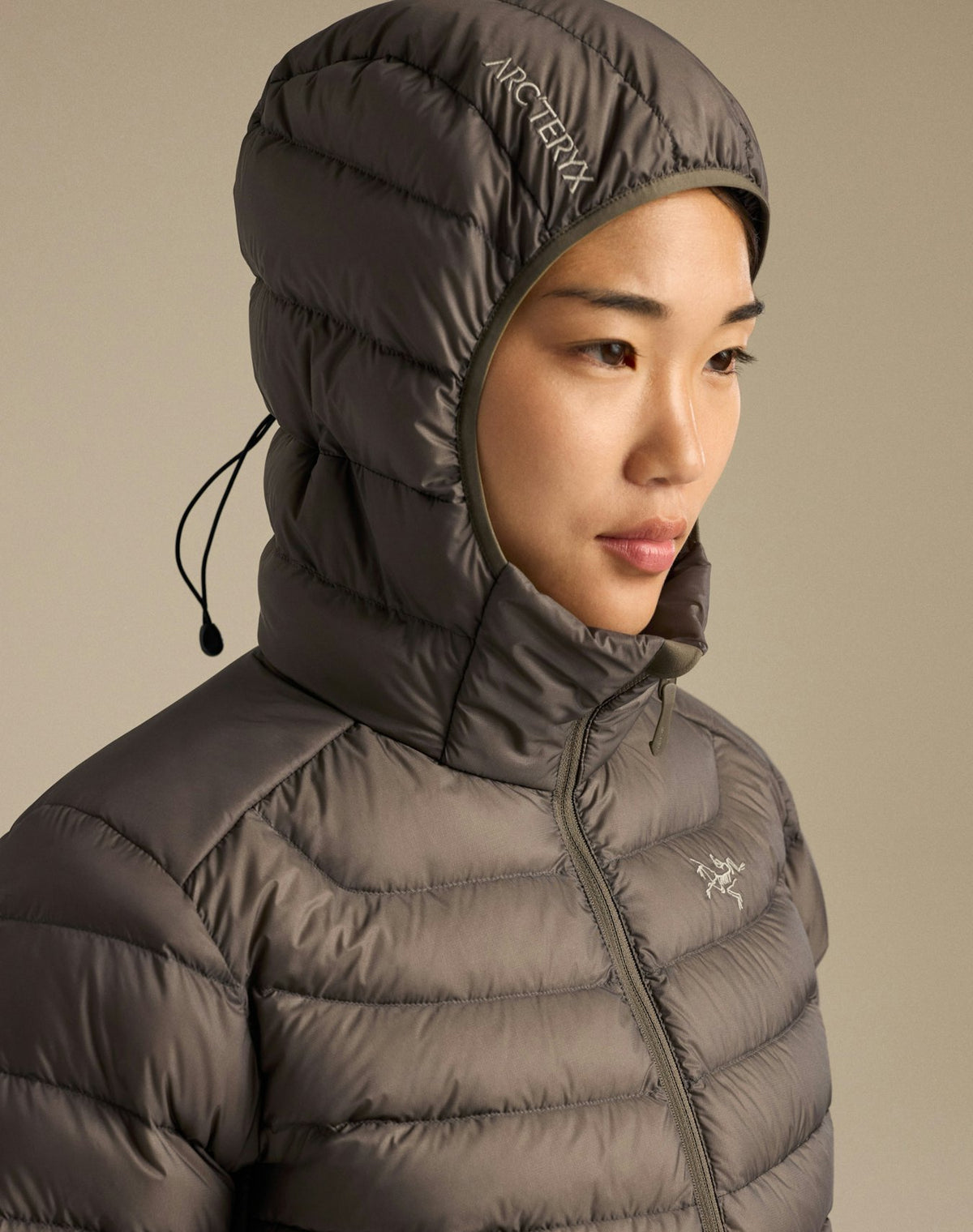 Arc'teryx Cerium Hoody Women's Smoke Grey Down Jacket 850 Fill Power Winter Outdoor Coat