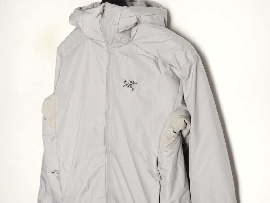 Arc'teryx Atom Series Men Hooded Insulated Jacket "Light Grey"