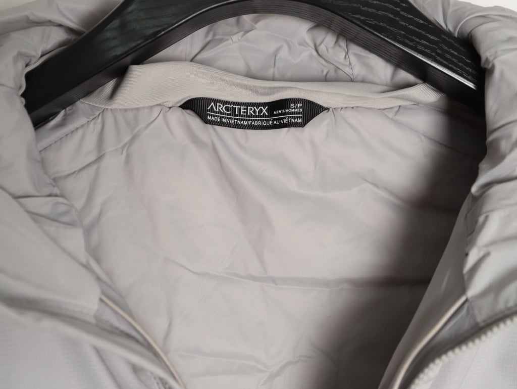 Arc'teryx Atom Series Men Hooded Insulated Jacket "Light Grey"