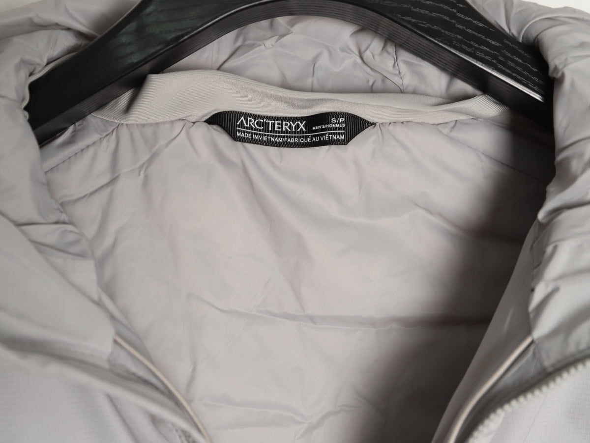 Arc'teryx Atom Series Men Hooded Insulated Jacket "Light Grey"