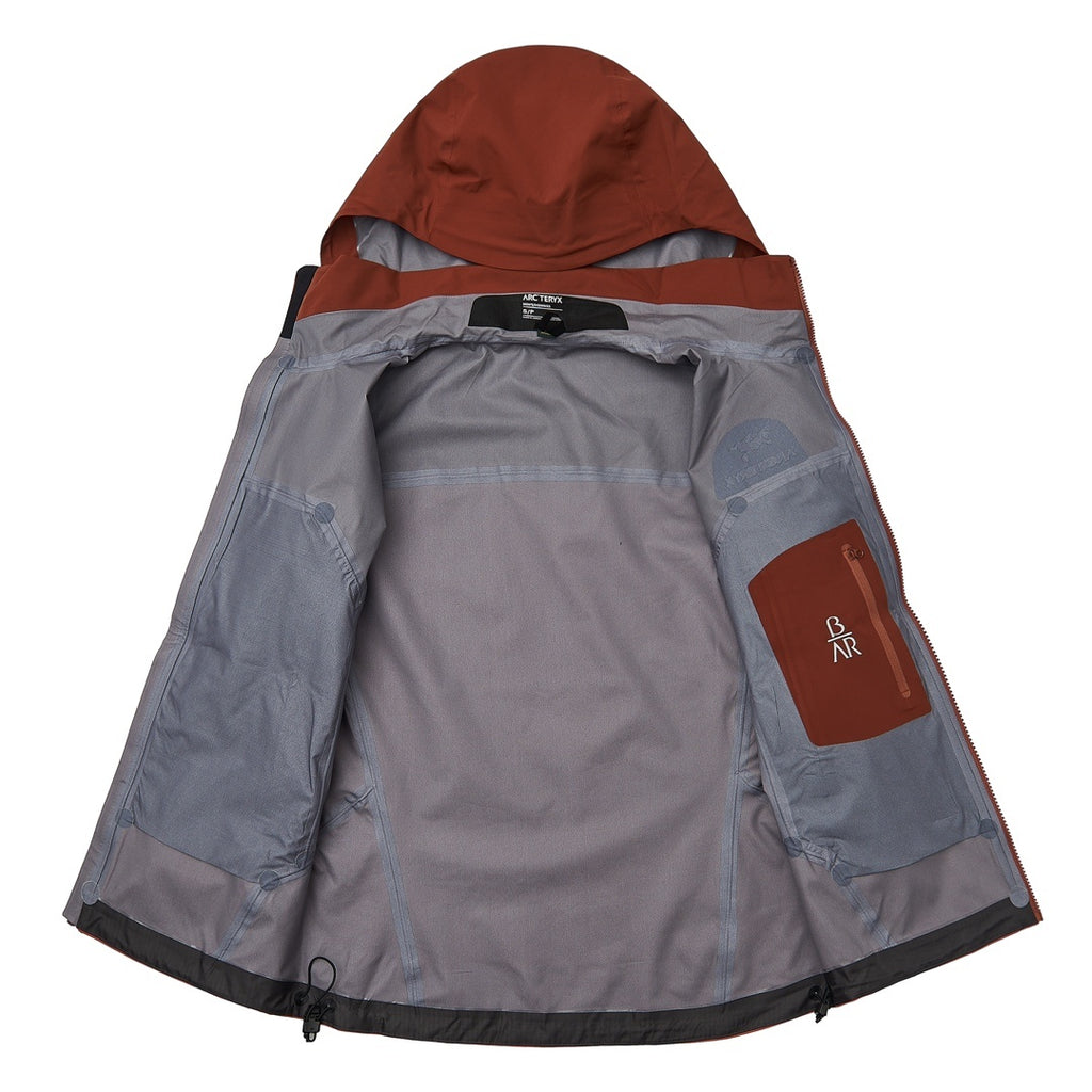Arc'teryx Beta AR Series Men's GORE-TEX Waterproof Hooded Jacket "Rust Orange Brown"