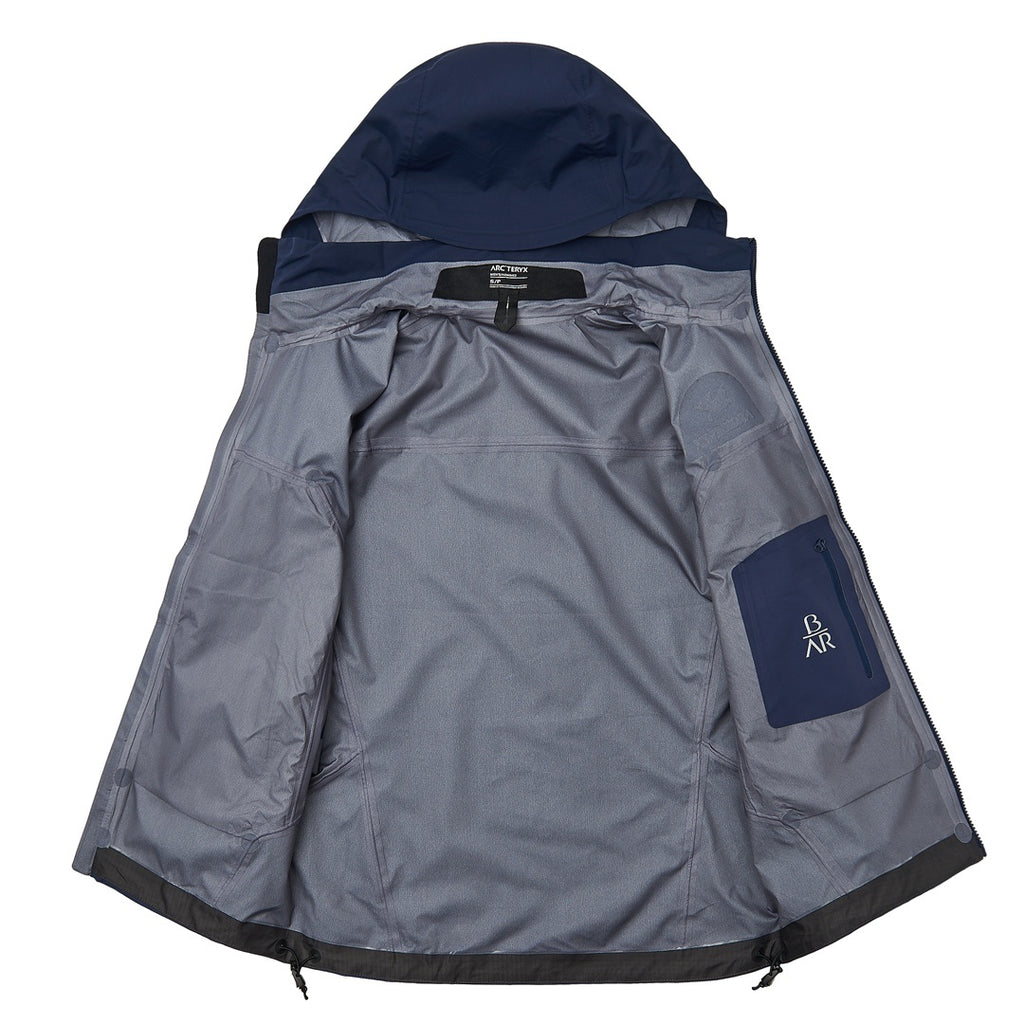Arc'teryx Beta AR Series Men's GORE-TEX Waterproof Hooded Jacket "Navy Blue"